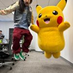 Steve Aoki Instagram – Luckiest guy ever having pikachu as ur host showing u the @pokemon hq. ❤️❤️❤️❤️ #aokijump pikachu jump. #1094. Tokyo, Japan