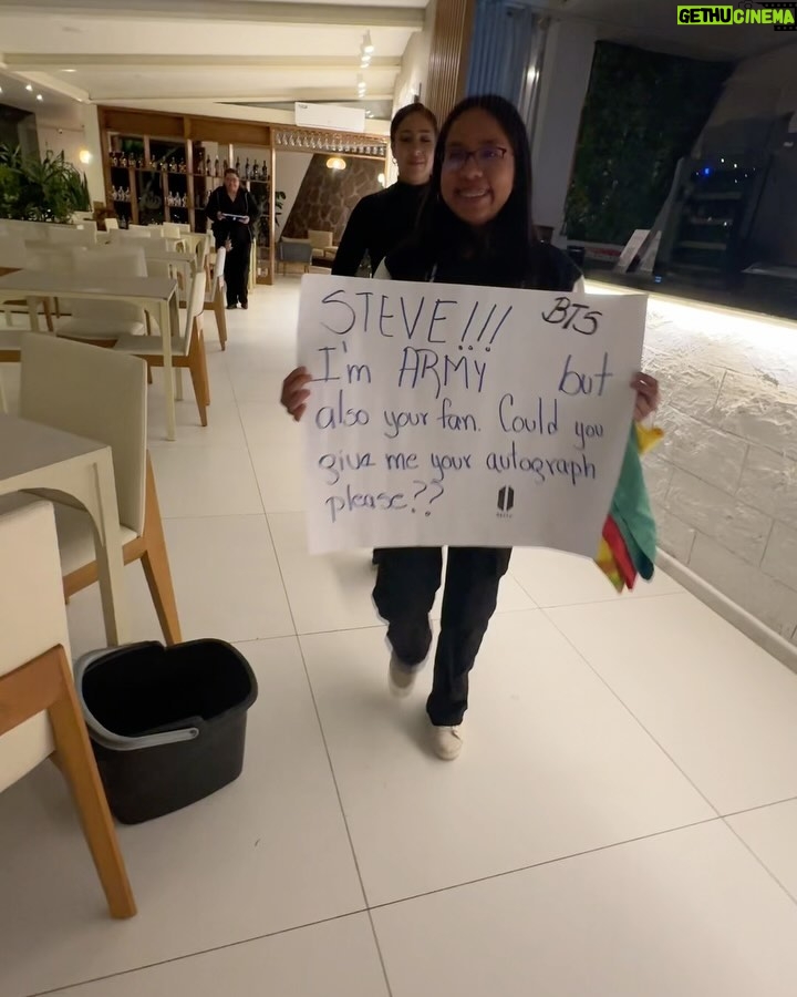 Steve Aoki - 600.5K Likes - 1. When the Hail Mary 🎂 targets so beautifully
2. Decision on who to cake is actually very difficult
3. The sky is a painting
4. Queen @dannapaola
5. Bolivia im still here my love
6. Went to the top and found Jesus
7. AokiJump #1099
8. The greatest feeling to be on stage with you all
9. So happy to meet all my wonderful beautiful fans. I love the signs and the creativity and these moments but most of all love ur heart. Thank u for coming to my shows or wherever I am im happy to see u.
10. What a moment caught by @bradheaton