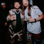 Steve Aoki Instagram - Celebrated the launch of Get Lower w/ @liljon played b2b w/ @deorro and later w/ Joe @loudluxury & @luisrconriquezoficial joined me for some corridos vibes. And it’s Super Bowl energy in the room! Watch for my official remix I made for the Super Bowl on CBS. Vegas baby OMNIA Nightclub