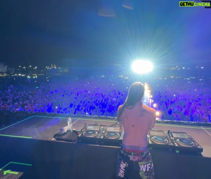 Steve Aoki - 65.1K Likes - My first time in Campeche 🇲🇽 Muchas Gracias my beloved Mexico!!!
1. Epic group shot
2. Stage Fireworks
3. Sometimes a technical issue like sound cutting out isn’t such a bad thing after all and ends up giving a special space to embrace the moment.
4. It’s so beautiful to hear thousands of voices carry the song @angela_aguilar
5. Love my brother @natanael_cano
6. Everyone loves my brother Nata #nataaoki
7. Was very proud to play Paranoia. The Mexican queen @Dannapaola
8. A classic! I’m glad I got to remix this
9. ID w/ @djMarianaBo
10. What a beautiful crowd. I love u Campeche!!!