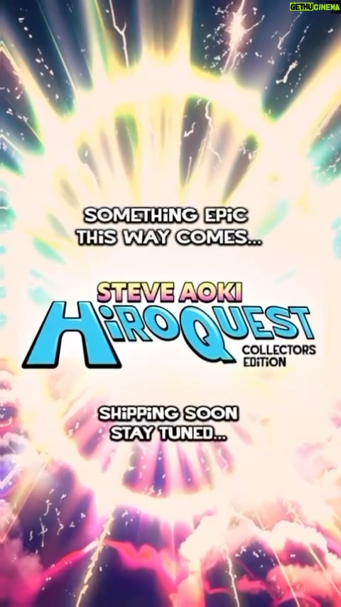 Steve Aoki Instagram - The HiROQUEST Collector’s Edition boxes will be shipping soon. Here’s a sneak peak of the trading cards, first HQ book, and more… Stay tuned! Follow @hiroquestgames