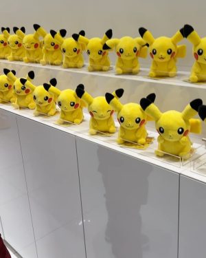 Steve Aoki Instagram - Luckiest guy ever having pikachu as ur host showing u the @pokemon hq. ❤️❤️❤️❤️ #aokijump pikachu jump. #1094.
