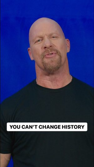 Steve Austin Instagram - Bravo @steveaustinbsr! 😂🏆 Always fun having Stone Cold Steve Austin around to help shoot a commercial for @wwegames 2K24! 🎮