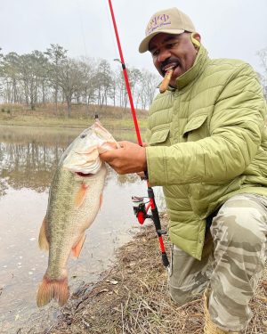 Steve Harvey Instagram - A cigar and a HOG…….
Man GOD is good…..catchnrelease