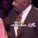 Steve Harvey Instagram – Wait what???? @familyfeud 🤦🏾‍♂️