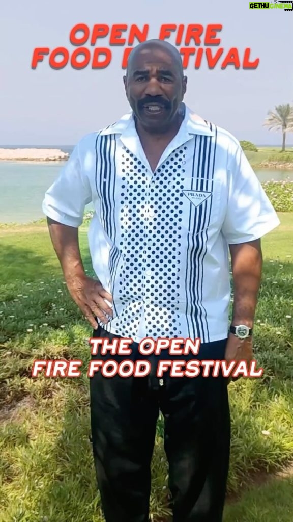 Steve Harvey Instagram - Southern flavours are heading to Abu Dhabi this February at the Open-Fire Food Festival by Steve Harvey. I’m bringing a first of it’s kind concept to the region. We’ve got some amazing celebrity chefs including my buddy @BigMoeCason and BBQ pitmasters. Boy am I excited for this one, see you there. Tickets: https://www.openfirefoodfestival.com/ #OFFF2024 #InAbuDhabi @Melt.MidEast