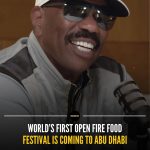 Steve Harvey Instagram - World’s first open fire FOOD FESTIVAL is coming to Abu Dhabi 🍖🍗 We had the pleasure to met the LEGENDARY @iamsteveharveytv to discuss his upcoming Event in Abu Dhabi P.S. If you want to be the first to visit, book your tickets here - https://www.openfirefoodfestival.com/ or head over to @melt.mideast for more details! Full Podcast Link in BIO #BBQ #abudhabi #FoodFestival #foodfestival #Celebrity #steveharvey #uae #food Dubai, United Arab Emirates
