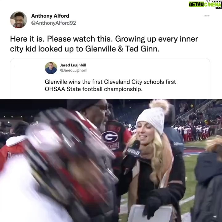 Steve Harvey Instagram - MY OL HIGH SCHOOL OUR FRAT BROTHER congratulations Omega Man Ted Ginn ….74 grad TARBLOODERS…. All the coaches player’s & families #repost @imfromcle Last night Glenville became the first Cleveland public school to bring home a state championship 🏆🔥 Shoutout to the more-than-deserving Ted Ginn on this accomplishment after 25 years as the head coach 👏