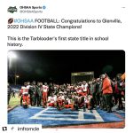 Steve Harvey Instagram - MY OL HIGH SCHOOL OUR FRAT BROTHER congratulations Omega Man Ted Ginn ….74 grad TARBLOODERS…. All the coaches player’s & families #repost @imfromcle Last night Glenville became the first Cleveland public school to bring home a state championship 🏆🔥 Shoutout to the more-than-deserving Ted Ginn on this accomplishment after 25 years as the head coach 👏
