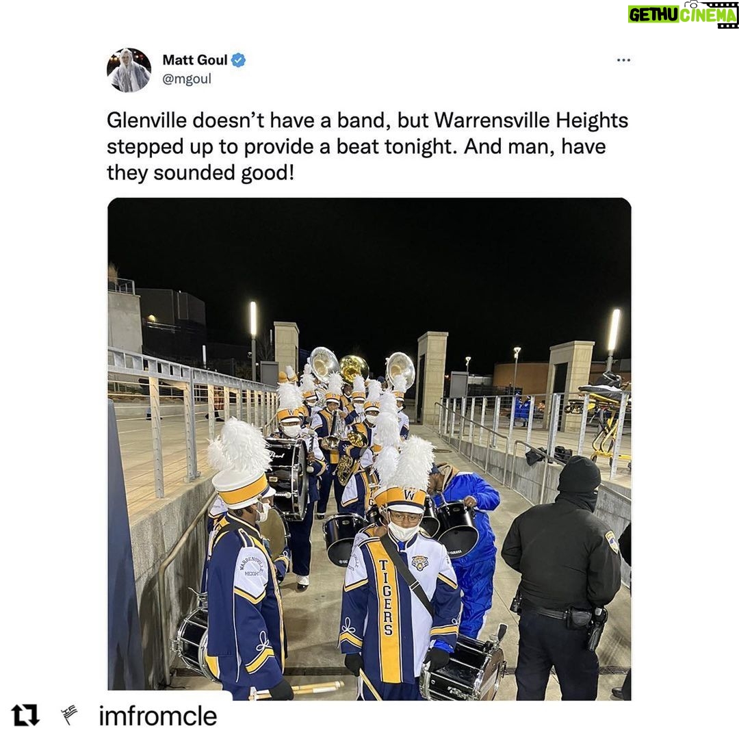 Steve Harvey Instagram - MY OL HIGH SCHOOL OUR FRAT BROTHER congratulations Omega Man Ted Ginn ….74 grad TARBLOODERS…. All the coaches player’s & families #repost @imfromcle Last night Glenville became the first Cleveland public school to bring home a state championship 🏆🔥 Shoutout to the more-than-deserving Ted Ginn on this accomplishment after 25 years as the head coach 👏