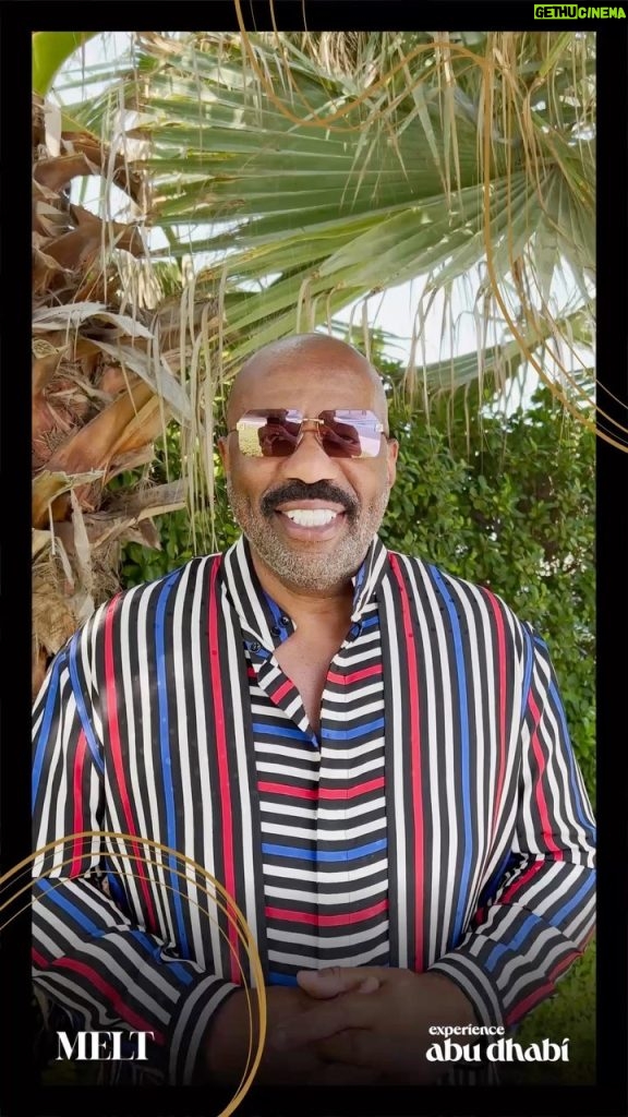 Steve Harvey Instagram - Check this out as @iamsteveharveytv officially announces round 2 of the annual MELT Golf Classic by Steve Harvey teeing off on 18 November and taking place #InAbuDhabi 🇦🇪 Watch this space as we reveal more in the coming days 〰️ #MELTGolfClassicBySteveHarvey #MELTMe #MiddleEast Abu Dhabi, United Arab Emirates