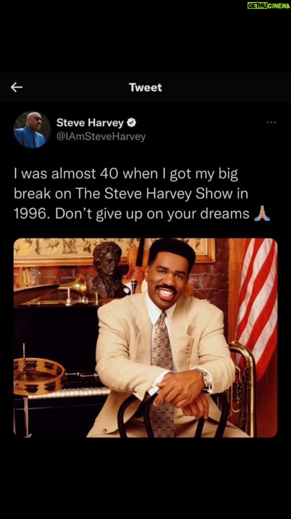 Steve Harvey Instagram - Your gift will make room for you 🙏🏽