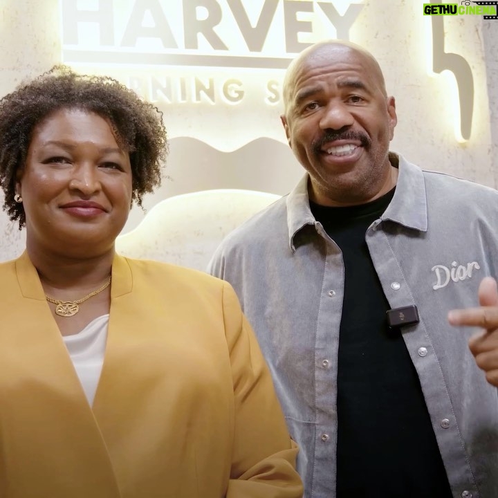 Steve Harvey Instagram - Thank you for always speaking truth, @iamsteveharveytv. We have extraordinary power and we need a Leader who won’t ignore us and our strength. It’s OUR time. Commit to vote early the first week we can starting October 17: staceyabrams.com/vote