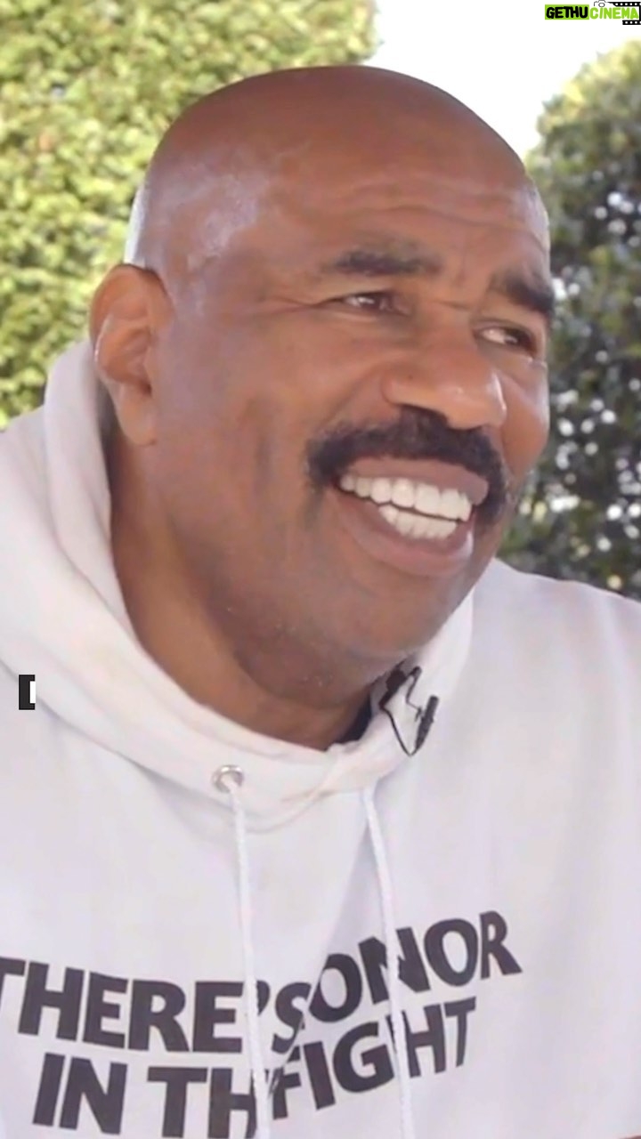 Steve Harvey Instagram - Just give me 45 seconds 🤣 Because everyone has a plan ‘til they get hit!