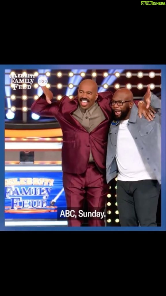 Steve Harvey Instagram - Need something to celebrate? How about an all-new episode of #CelebrityFamilyFeud 🎉 @familyfeudabc