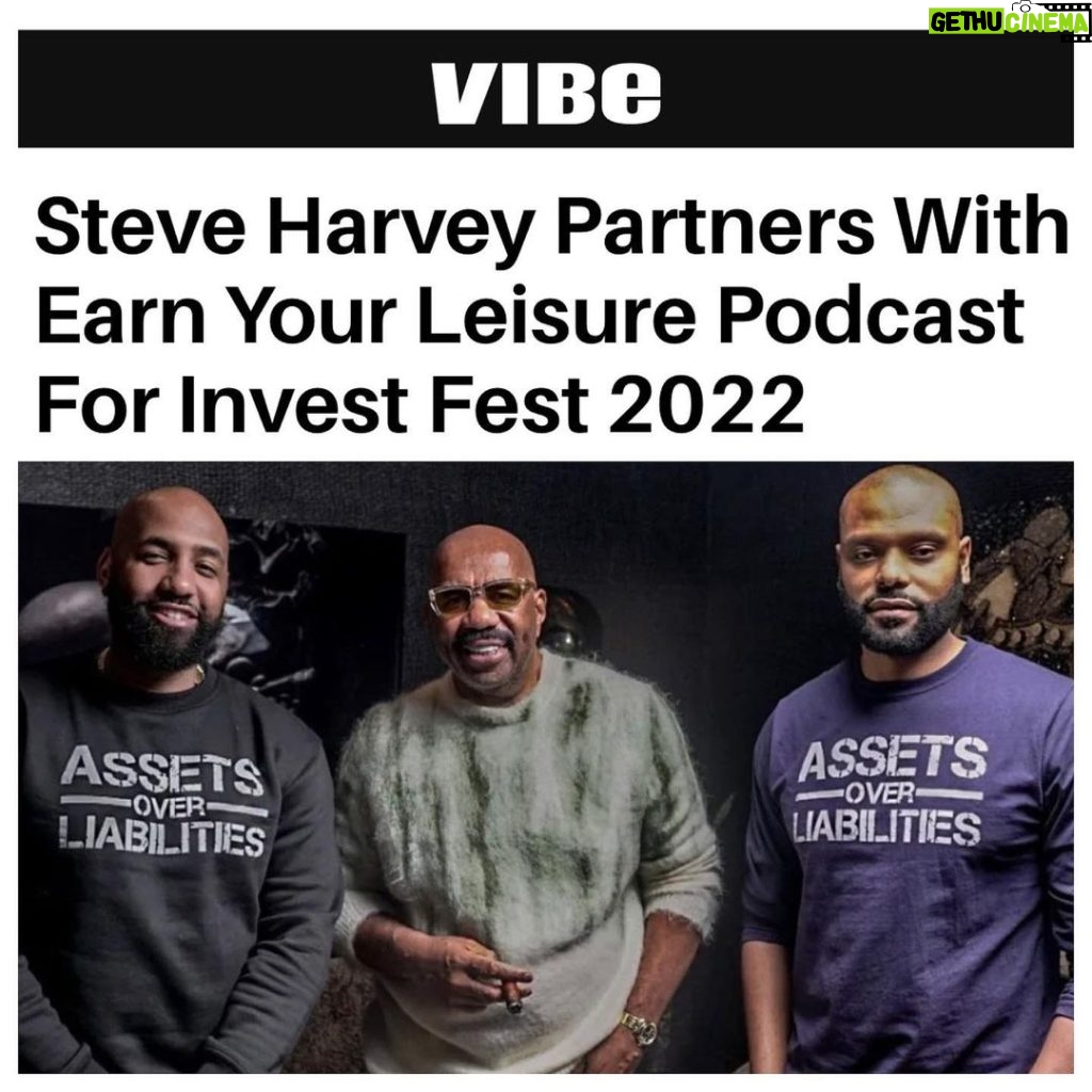 Steve Harvey Instagram - Collaboration over Competition! At the end of our interview with @iamsteveharveytv he told us that he wanted to work with us. It only took a few months for those words to come to reality. Invest Fest will be an experience like none other! Business, Culture, Music, Investing, and Entertainment will all meet in Atlanta this summer. This year will be 10 times BIGGER than last year! This is history in the making! Click the link @investfestival bio to get presale tickets now! Follow @investfestival for all updates. #investfest2022 Atlanta, Georgia