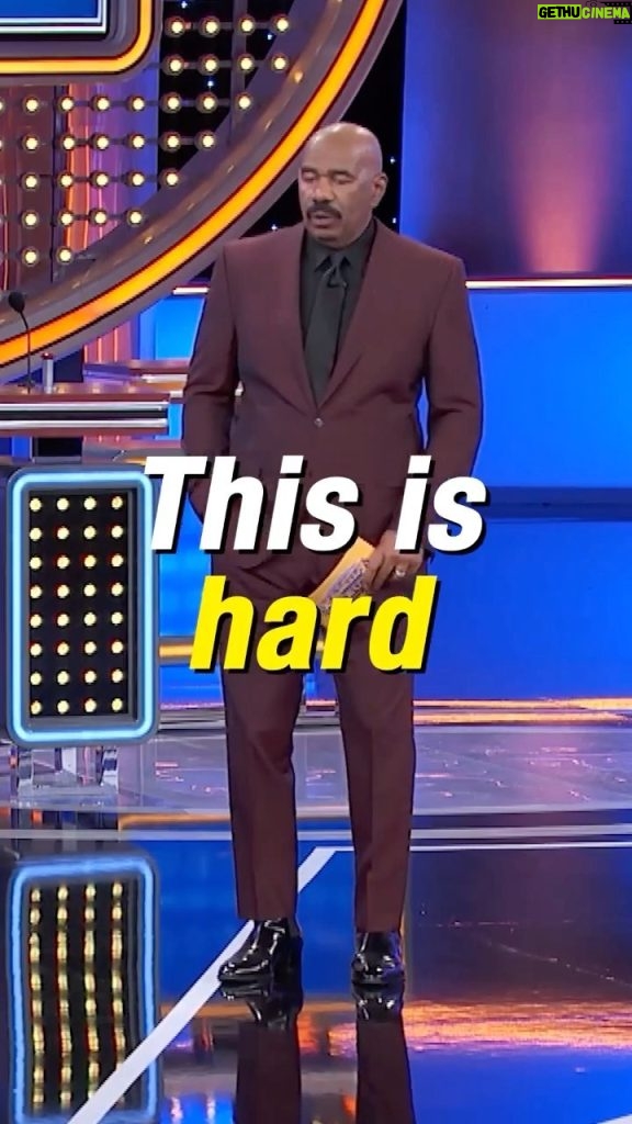 Steve Harvey Instagram - If a burglar breaks into your house, what are you letting them take?? 🤭💔👀 Tamara’s answer was probably better left unsaid! @familyfeud #FamilyFeud #SteveHarvey