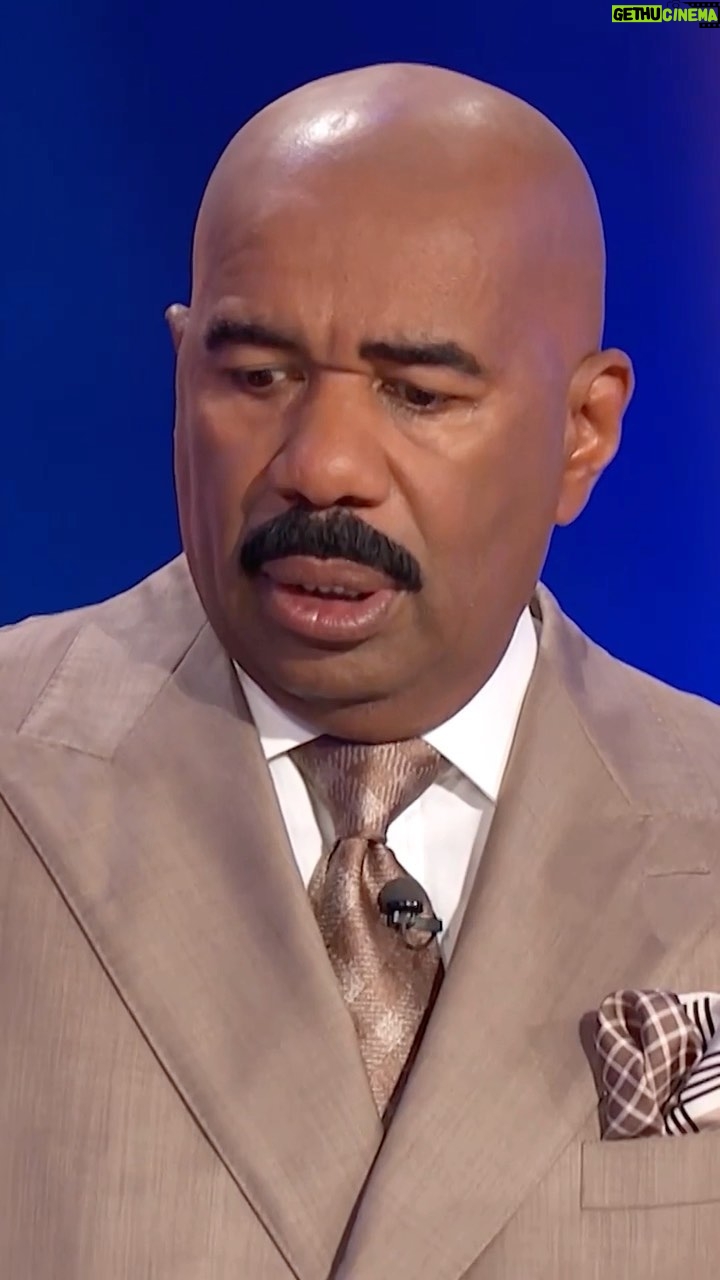 Steve Harvey Instagram - Something that makes a guy look sleazy? 🆘🆘🆘 Chinedu immediately regrets her answer! #SteveHarvey #FamilyFeud @familyfeud