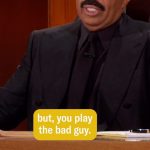 Steve Harvey Instagram - Can the bad guy be a nice guy? 🤔👀 Find out tomorrow on an all-new #JudgeSteveHarvey!