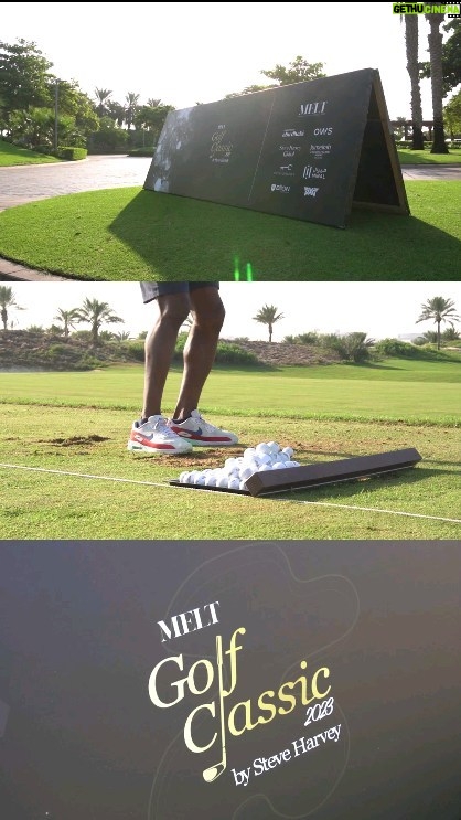 Steve Harvey Instagram - Melt Golf Classic by Steve harvey 2023 Abu Dhabi, United Arab Emirates