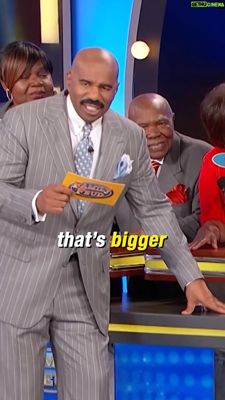 Steve Harvey Instagram - The suspense… 😂 @familyfeud #steveharvey #familyfeud