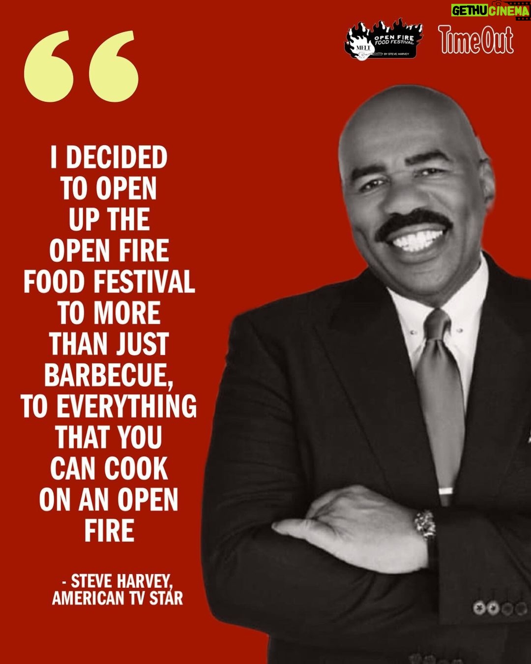 Steve Harvey Instagram - In the words of @iamsteveharveytv “People need to come and see Abu Dhabi, which has been special to me.” The American TV star loves the UAE capital so much he’s putting on his own barbecue weekend. 🔥🍖 From February 24-25, he’ll host his first Open Fire Food Festival at Yas Marina Circuit, complete with celebrity grillmasters and loads of good (and can’t-put-down) grub. A huge fan of fiery American competition show BBQ Pitmasters, the Family Feud’s legend’s new mission is to bring the same crackle to Abu Dhabi’s barbecue energy with a weekend of seriously smoking fun. Here, he sits down with @timeoutabudhabi to chat grilling tips and tricks, fave dishes and how he plans to put Abu Dhabi on the map. Head to the link in bio for the full sizzling Q&A 🔥 #steveharvey #openfirefoodfestival #abudhabi #abudhabifood