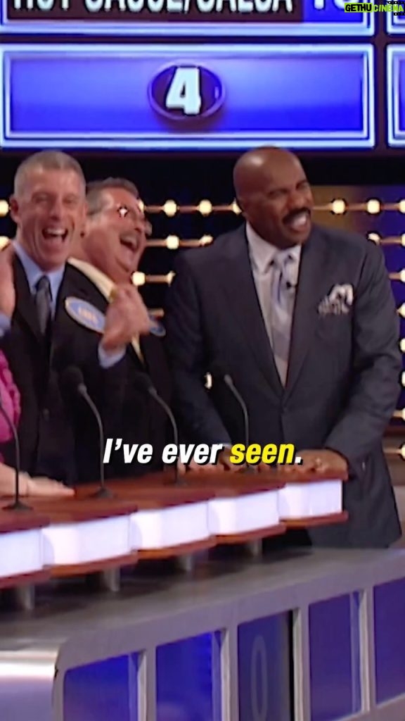 Steve Harvey Instagram - What would you describe as hot-hot-hot?? 🔥🔥🔥 @familyfeud #SteveHarvey! #FamilyFeud