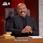 Steve Harvey Instagram – Can he dig himself out of this hole? 🥴 Stream last night’s #JudgeSteveHarvey on Hulu!