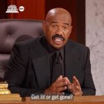 Steve Harvey Instagram – Gotta keep them on their toes? 🤣😆 Stream last night’s #JudgeSteveHarvey on Hulu now!