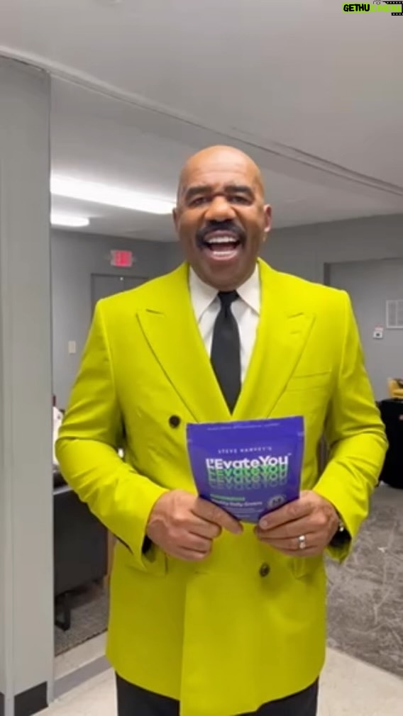 Steve Harvey Instagram - Salute your health this Memorial Day with L’Evate You Vitality Daily Greens! Enjoy 20% off one-time purchases & first subscriptions from May 25th to May 29th! It’s a sale that’ll make your body stand at attention! - Team L’Evate You #memorialdaysale #upyourgreens #poweredbymcharge #levateyourhealth #levateyourjourney #memorialdayweekend