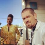 Steve Howey Instagram – @shanolahampton loves working with me. #shameless