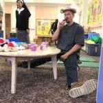 Steve Howey Instagram - In between takes, I put on my pink cowboy hat and chew a cigar. Missing these moments. #shameless