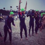 Steve Howey Instagram – We came we swam we biked we ran. 
More importantly raised some money for @childrensla Thank you @nauticamalibutri #nauticamalibutri Malibu, California