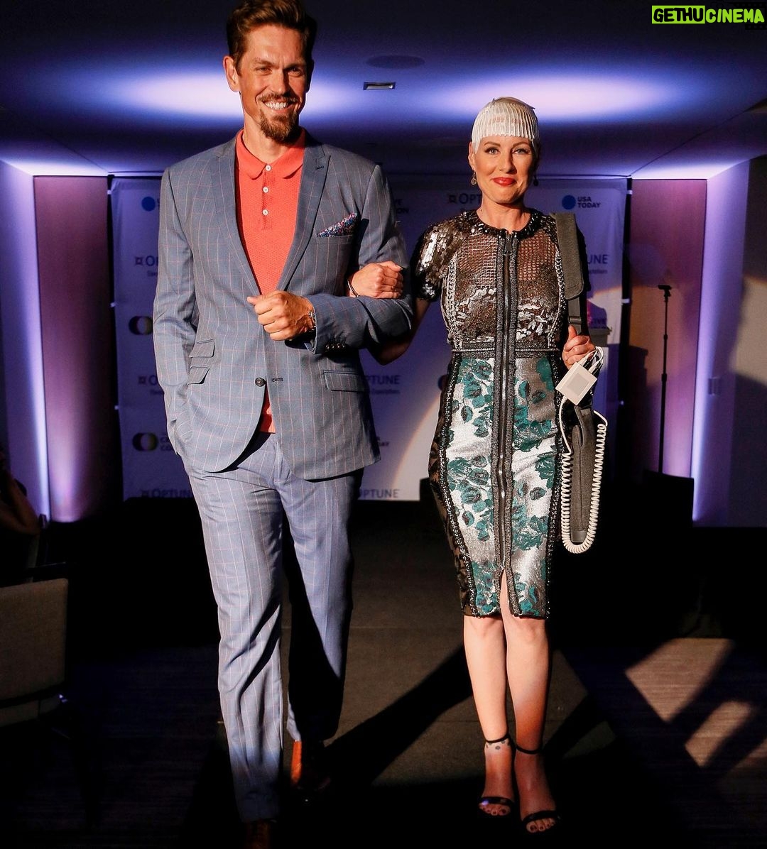Steve Howey Instagram - Being fabulous on the catwalk with the beautiful #jenniferriston. Today is Glioblastoma Awareness Day. I am proud to stand with #GBM patients. I am honored to stand with @Novocure and #RightToBearArts #novocure Thanks to @TheCreativeCoalition! #SaveTheArts