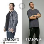 Steve Howey Instagram - #tbt baby kev/daddy kev #shameless