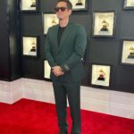 Steve Howey Instagram - The 65th Grammy Awards #grammys @cbstv @trueliescbs Styled by @neda_rouhani Hair/makeup by @jorijenae