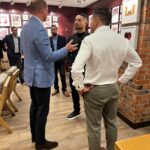 Steven Bartlett Instagram - WOW!💥Today was surreal! Prince William's team asked me to spend the day with him visiting businesses in the south of England that are doing great work to end homelessness and to partner with him and his Foundation @homewardsuk to work to end Homelessness in the next 5 years! 🥪 We started the day in a Pret A Manger in Bournemouth! We both put on aprons, made coffee's, sandwiches, and got to meet some of the incredible team members that are former refugees, former inmates and formerly homeless! ⚽️ We drove over to Bournemouth FC and met players from the Men's and Women's team who had come through the bounce back program and used football to change their lives. 🎤 I was lucky enough to have a few moments to ask the future king some questions on his own personal motivations and how we manages his time! 👩🏻‍💼 Myself and Prince William then hosted a business round table with a group of local business leaders about how they could work to hire more homeless individuals into their organisation! This is just the beginning of a big piece of work we're planning to do with Prince William, Homewards and the UK business community to help get homeless people (and former inmates) back into work, to up-skill them and to end homelessness for good! 🤯 Side note: If you had told me as a kid, I would be spending the day with Prince William, the future King - I would never ever ever believed you. I grew up with a Nigerian mother and a english dad who both adore the royal family, one of my earliest memories is watching my mum and dad cry when Diana died. William has a wonderful way with people, and he was authentically kind both on and off camera today! Thank you to whatever force in the universe put me there today, I'm so grateful and a little confused. A day I'm sure I'll tell my kids about. If you're a business please do check out Homewards work! Together as a business community we can do a lot more to get all the talent we have in this country back to work! ❤️