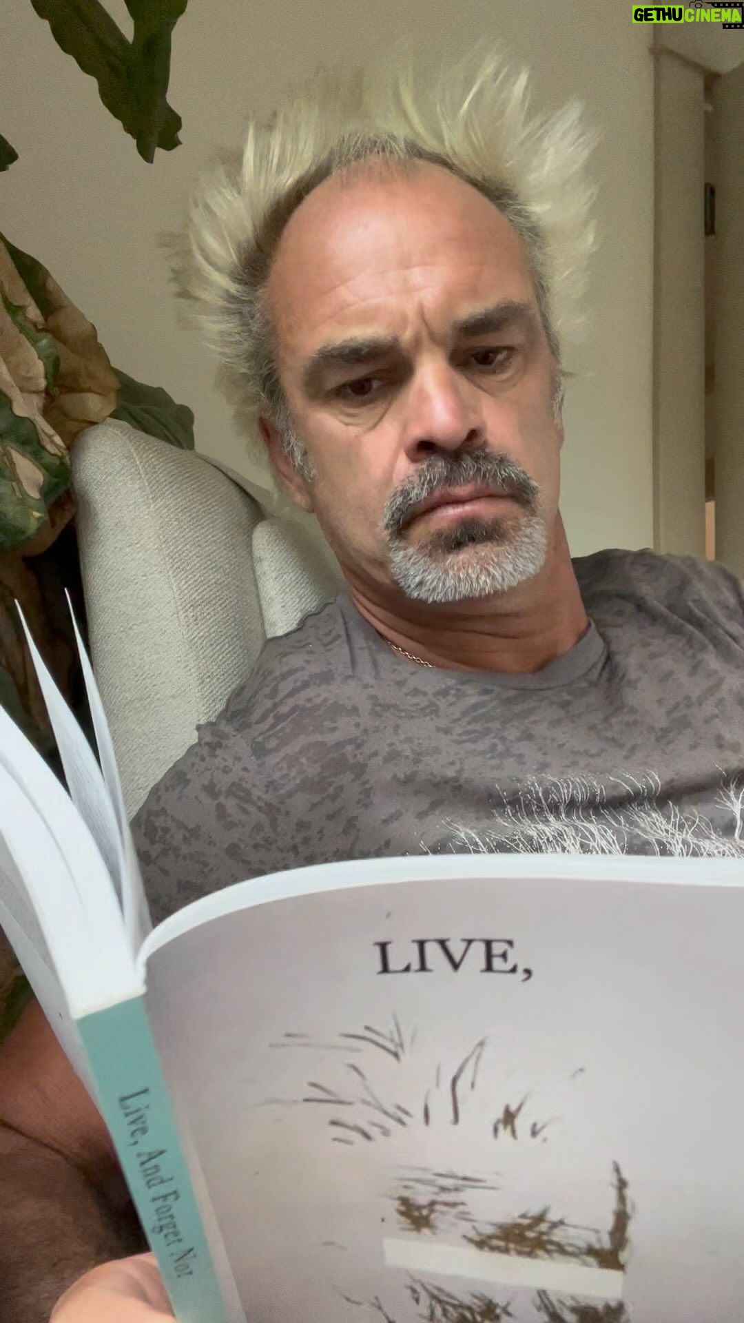 Steven Ogg Instagram - Driving by at a distance over there passing through close at hand no longer in mine those moments together doing rear viewed now present all around other’s experiencing for the first for the umpteenth triggering something set off something always remembered something no longer, but something still beautiful to watch through teary eyes. -OGG #cold #reading #morning #inspiration #bookstagram #poetry #words #5am
