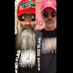 Steven Ogg Instagram - Can you spot the difference?! It’s very challenging as I stand aside my inspiring doppelgänger and difference maker - @thewarrenellis These WEAR NO FLAG t-shirts are helping to raise much needed funds for Warren’s incredible organization @ellisparksumatra -a forever home for abused/injured animals that cannot return to the wild. Make a donation to the park! It ALL helps! The WEAR NO FLAG t-shirts were created by @oscar.langburne with his surf sponsor @rvca ;they are a limited run, but you can DM Oscar after donating to receive an update on their supply….put WEAR NO FLAG in the reference when donating and it helps calculate supply/demand for these as well! @ellisparksumatra @thewarrenellis @oscar.langburne #wearnoflag #makeadifference #donate South Sumatra