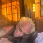 Steven Ogg Instagram – Woke up in layers
dark/heavy/thick wool
keeping me down
fetal positioned
hopes/beliefs 
under me not in me
my morning ups and at’ems
now a down and outs’em
back seized/knee out
plodding towards the ineffable
a slow crawl 
to remove these layers.
Deeply acquainted 
with human mortality 
with my shortcomings 
thanks to grief.
The lack of opportunities 
the first greatcoat-
stitched with threads of anger.
The frustrations
the wool suit underneath-
with seams of doubt.
The sadness an opaque shirt.
Each slowly peeled away
-these belligerent emotions-
leaving me naked
and able to see
the hope/the beauty 
of this world….
#Poertyoga #poetryofinstagram #yoga 

“Fleck off
that treble wanger!” Modiste