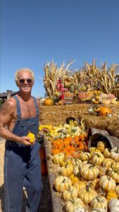 Steven Ogg Instagram - IT’S DECORATIVE GOURD SEASON, MOTHERFUCKERS by COLIN NISSAN I don’t know about you, but I can’t wait to get my hands on some fucking gourds and arrange them in a horn-shaped basket on my dining room table. That shit is going to look so seasonal. I’m about to head up to the attic right now to find that wicker fucker, dust it off, and jam it with an insanely ornate assortment of shellacked vegetables. When my guests come over it’s gonna be like, BLAMMO! Check out my shellacked decorative vegetables, assholes. Guess what season it is—fucking fall. There’s a nip in the air and my house is full of mutant fucking squash…….For now, all I plan to do is to throw on a flannel shirt, some tattered overalls, and a floppy fucking hat and stand in the middle of a cornfield for a few days. The first crow that tries to land on me is going to get his avian ass bitch-slapped all the way back to summer. Welcome to autumn, fuckheads! @mcswys Pumpkin Patch