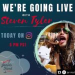 Steven Tyler Instagram - LIVE Q&A TONIGHT ON INSTAGRAM WITH @janiesfund SUBMIT QUESTIONS IN THE COMMENTS BELOW... MAKE SURE TO WATCH AT 5PM PST BECAUSE YOU DON’T WANT TO MISS A THING!!! #REPOST @janiesfund It’s finally Friday, and a shot of Hope is comin’ your way! Join @iamstevent live today, as he wraps up our $500,000 month of impact and announces our final $100K commitment to help girls in @youthvillages LifeSet program. PLUS, he’ll be answering some of your questions. See you soon! 📷 @zack.whitford