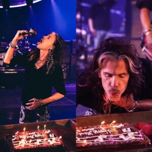 Steven Tyler Instagram - THANK YOU FOR ALL THE BIRTHDAY WISHES 🙏 ❤️ BDAY PSA- YOU CAN HAVE YOUR CAKE AND EAT IT TOO... JUST WASH YOUR HANDS... DON’T BLOW IT FOR EVERYONE ELSE!!! 📷 @katbenzova_rockphoto 3/26/2019
