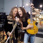 Steven Tyler Instagram - TOMORROW... #REPOST @rosshalfin Rehearsals for the upcoming Peter Green Tribute concert featuring Mick Fleetwood and Friends . A really quite amazing cast of musicians spanning 60 years of Rock Music history .