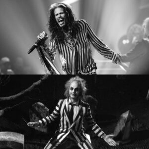 Steven Tyler Instagram - #BEETLEJUICE #BEETLEJUICE #BEETLEJUICE OR #STEVENTYLER #STEVENTYLER #STEVENTYLER
WHO WORE IT BETTER???
@iamstevent 📷 @katbenzova_rockphoto 
BEETLEJUICE 🎥 @timburton