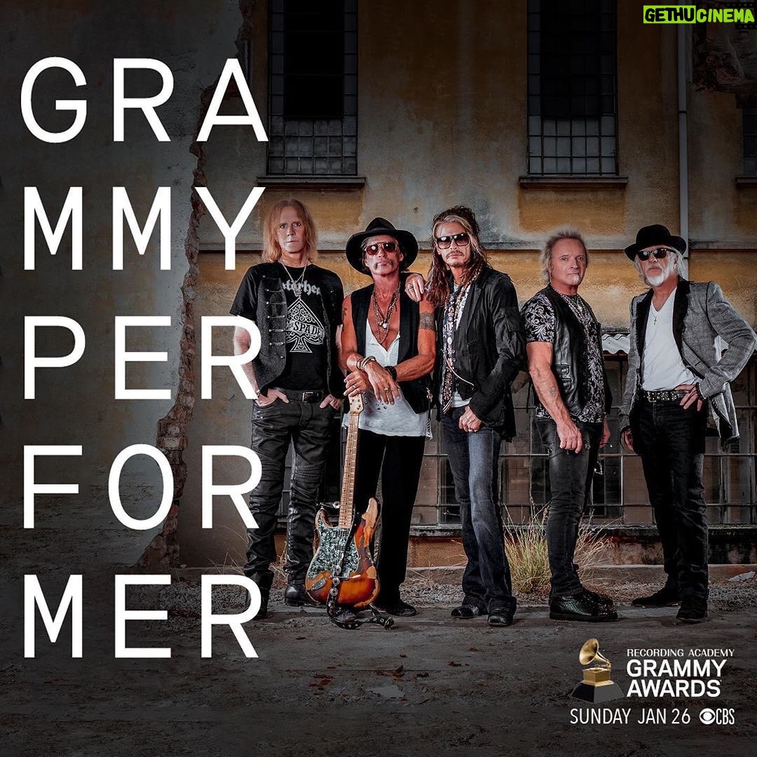 Steven Tyler Instagram - @aerosmith #GRAMMYS 1/26/20 #REPOST @aerosmith Watch #Aerosmith the MusiCares Person of the Year, perform at the 2020 #GRAMMYs on Sunday Jan 26th on CBS! @musicares @recordingacademy @cbstv