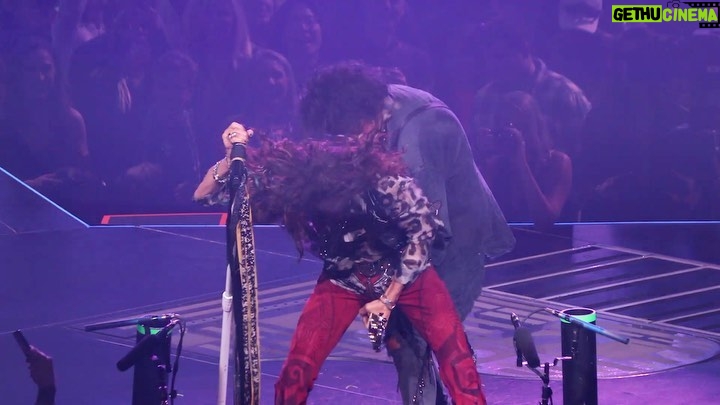 Steven Tyler Instagram - WHAT HAPPENS IN VEGAS... ENDS UP ON FUCKING SOCIAL MEDIA! #DEUCESAREWILD @aerosmith @joeperryofficial 🎥 @justinmcconney Live At MGM