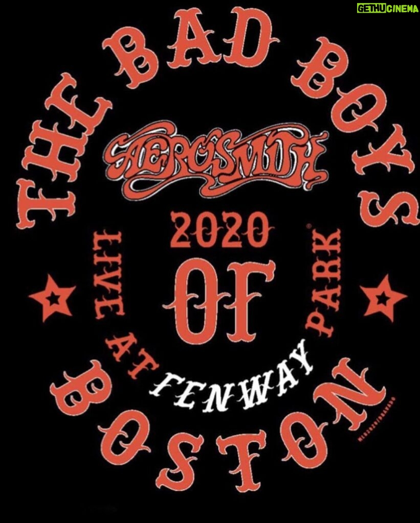 Steven Tyler Instagram - @aerosmith @fenwaypark 9/18/2020 TICKETS ON SALE NOW!!! LIMITED EDITION EXCLUSIVE EVENT SHIRT AVAILABLE ONLY WITH THE PURCHASE OF YOUR TICKET- LINK IN STORY!!! #REPOST @aerosmith TICKETS ON SALE NOW! The #BadBoysOfBoston are coming home! Don’t miss the 50th anniversary show Fri, Sept 18th, 2020 at @fenwaypark Boston, MA! with special guest @extreme_band Limited Edition Exclusive Aerosmith Live at Fenway T-Shirt! Available ONLY with the purchase of your concert ticket. Wear your shirt to Fenway Park on September 18th and snow your #Aerosmith pride! For tickets, VIP packages and more visit: www.Aerosmith.com