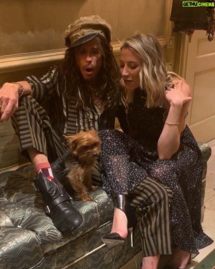 Steven Tyler Instagram - HOWLING AT THE NEW MOON... JUST ME AND HER AND THE #SUNDANCEKID