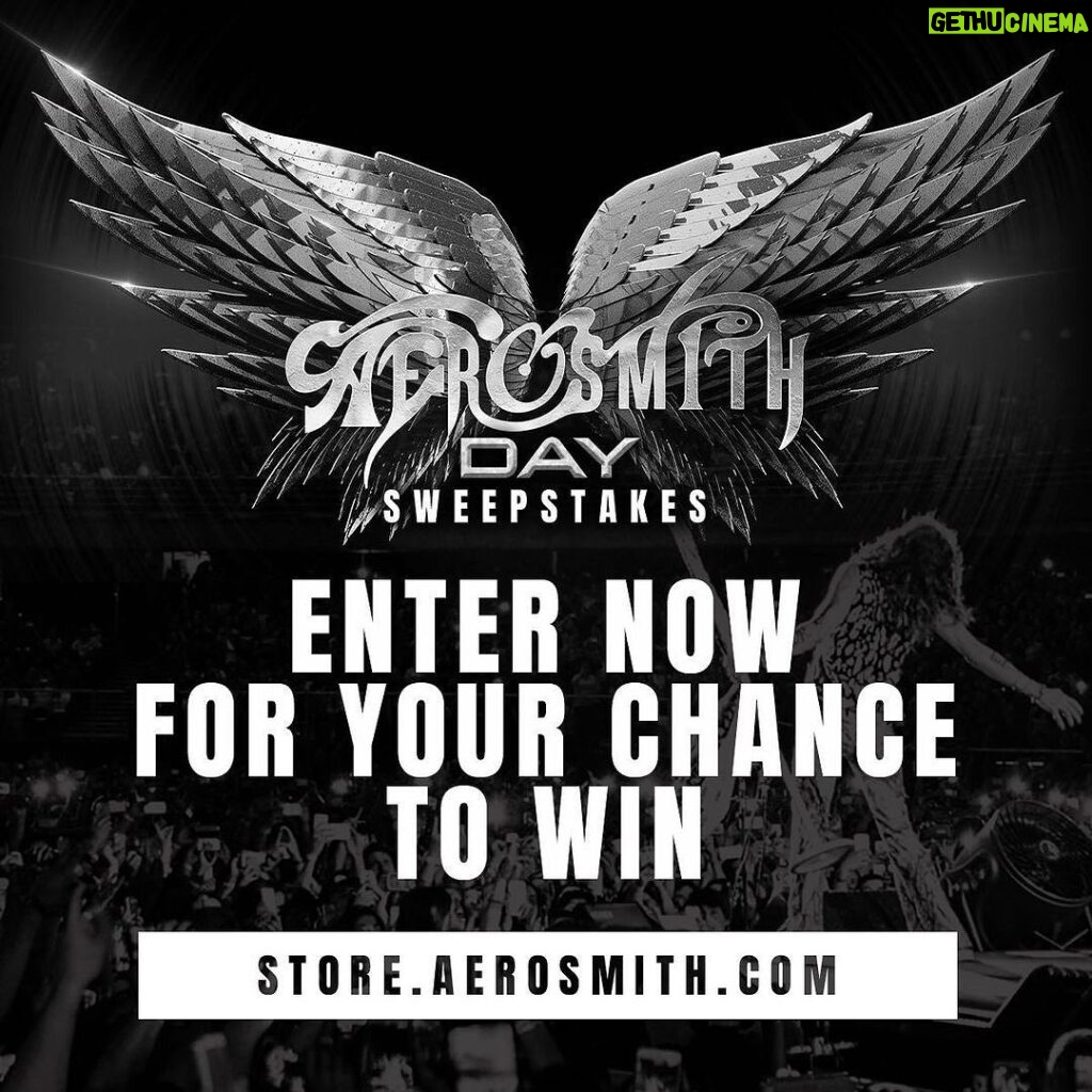 Steven Tyler Instagram - HAPPY #AEROSMITHDAY 🎉🤘ENTER THE #AEROSMITHDAY SWEEPSTAKES... LINK IN STORY!!! REPOST @aerosmith #AeroHistory: April 13, 1993, Governor William Weld declared the day "Aerosmith Day" throughout the Commonwealth of Massachusetts. . Don’t miss the ‘Aerosmith Day’ Sweepstakes! LINK IN STORY!!! . Happy Aerosmith Day to the Blue Army! . #Aerosmith50 #Aerosmith #StevenTyler #JoePerry #JoeyKramer #TomHamilton #BradWhitford #BadBoysOfBoston #BlueArmy